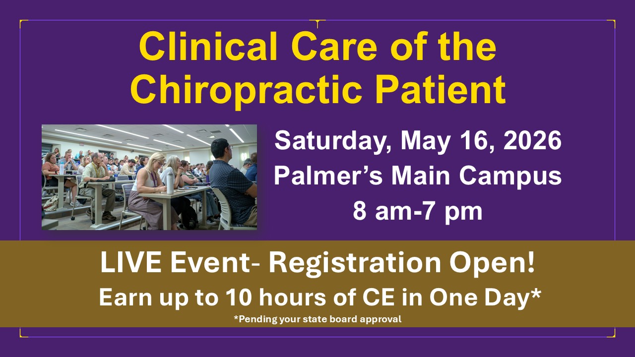 Clinical Care of the Chiropractic Patient
